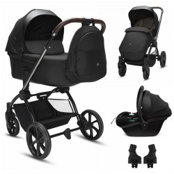 Noordi Sole V3 3 in 1 Terra i-Size Travel System, Slate Black