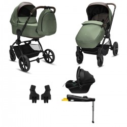 Noordi Sole V3 4 in 1 Terra Isofix Travel System, Woodland Green