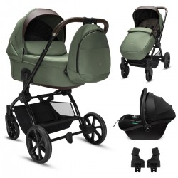 Noordi Sole V3 3 in 1 Terra i-Size Travel System, Woodland Green