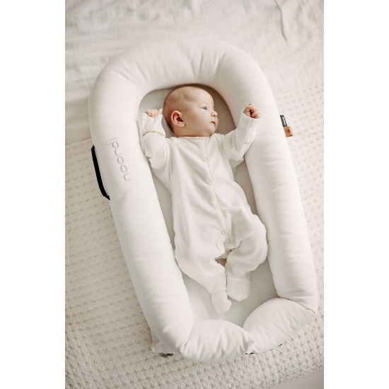 Noordi 2in1 Baby Nest and Maternity Pillow, Risso Grey
