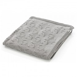Noordi STAR Merino Wool Pram Blanket, Grey