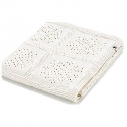 Noordi SUN Merino Wool Pram Blanket, Cream