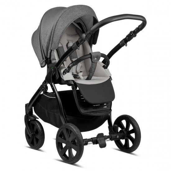 Noordi Fjordi 2 in 1 Pram, Dark Grey