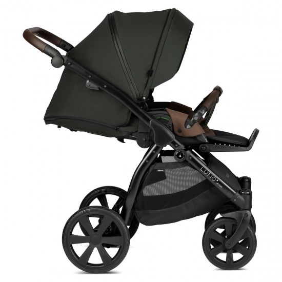 Noordi Luno All Trails 2 in 1 Pram, Forest Green