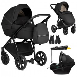 Noordi Luno All Trails 3 in 1 Travel System + Isofix Base, Midnight