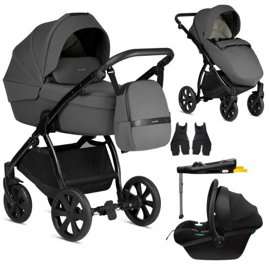 Noordi Luno All Trails 3 in 1 Travel System + Isofix Base, Ocean Wave