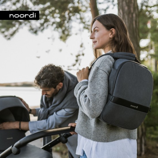 Noordi Luno All Trails 3 in 1 Travel System + Isofix Base, Midnight