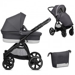 Noordi Sole Go 2 in 1 Pram, Anthracite