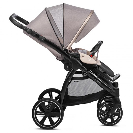 Noordi Sole Go 3 in 1 Travel System + Isofix Base, Beige