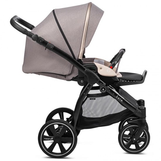 Noordi Sole Go 3 in 1 Travel System + Isofix Base, Beige