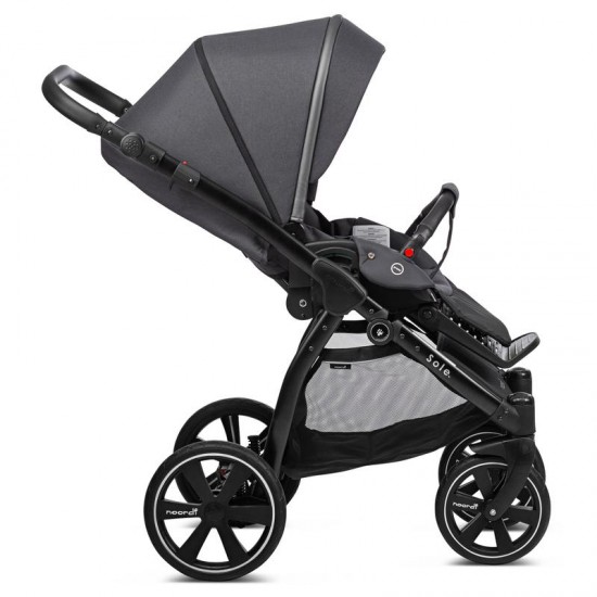 Noordi Sole Go 3 in 1 Travel System + Isofix Base, Black