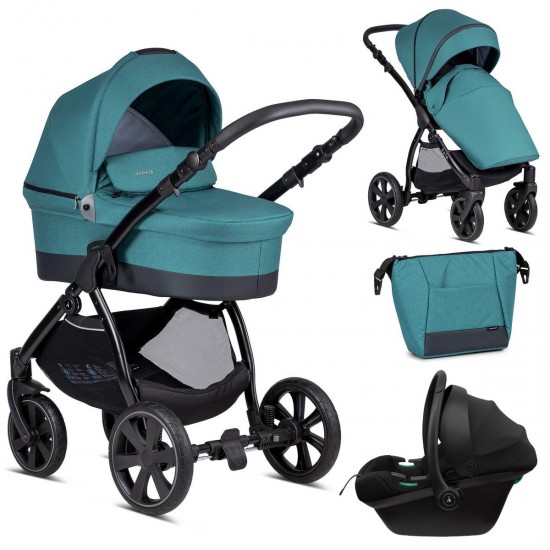 Noordi Sole Go 3 in 1 Travel System, Teal