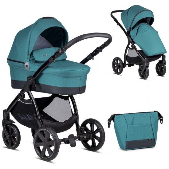 Noordi Sole Go 2 in 1 Pram, Teal