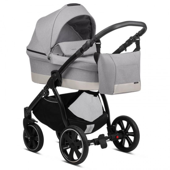 Noordi Sole Go 3 in 1 Travel System + Isofix Base, Warm Grey