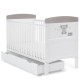 Obaby Grace Inspire Cot Bed & Underdrawer, Hello World Koala Grey