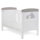 Obaby Grace Inspire Cot Bed, Me & Mini Me Elephants Grey