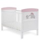 Obaby Grace Inspire Cot Bed, Me & Mini Me Elephants Pink