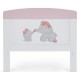 Obaby Grace Inspire Cot Bed & Underdrawer, Me & Mini Me Elephants Pink