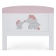 Obaby Grace Inspire Cot Bed, Me & Mini Me Elephants Pink