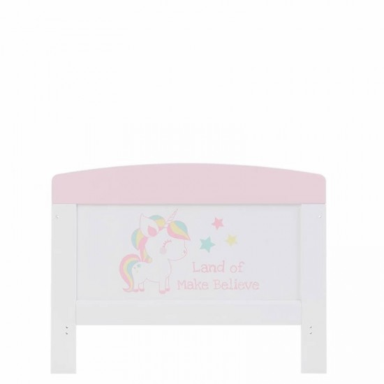 Obaby Grace Inspire Cot Bed, Unicorn