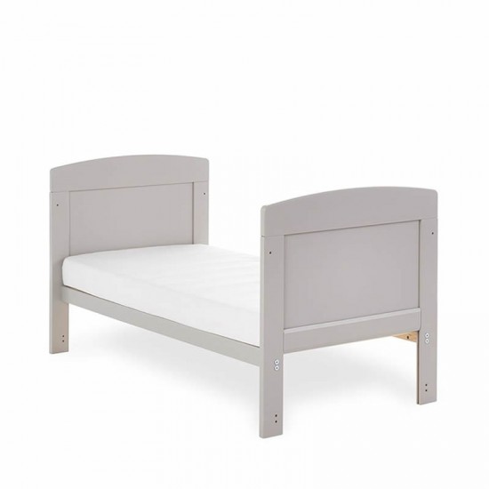 Obaby Grace Mini Cot Bed, Warm Grey