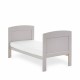 Obaby Grace Mini Cot Bed, Warm Grey