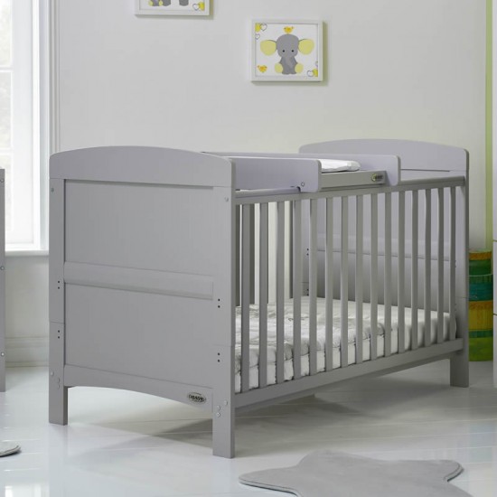 Obaby Grace Cot Bed, Warm Grey