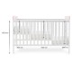 Obaby Grace Inspire Cot Bed & Underdrawer, Water Colour Rabbit Pink