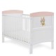 Obaby Grace Inspire Cot Bed & Underdrawer, Water Colour Rabbit Pink