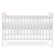 Obaby Grace Inspire Cot Bed & Underdrawer, Water Colour Rabbit Pink