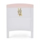 Obaby Grace Inspire Cot Bed & Underdrawer, Water Colour Rabbit Pink