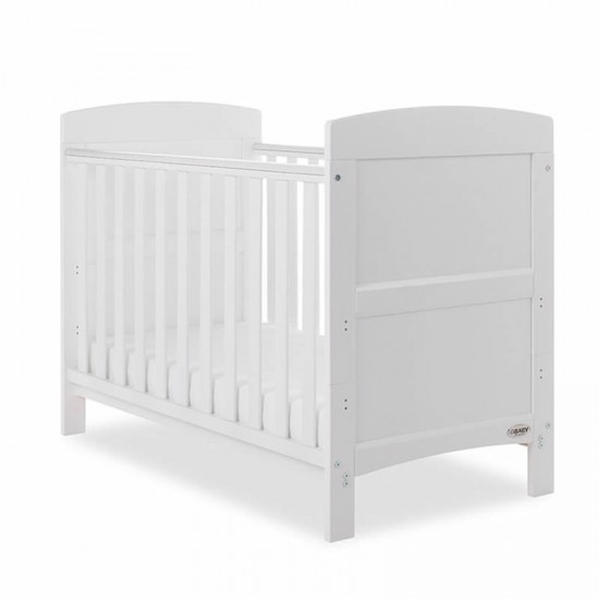 Obaby Grace Mini Cot Bed, White