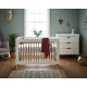 Obaby Maya Mini 2 Piece Room Set, White with Natural