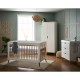 Obaby Maya 3 Piece Room Set, White with Natural