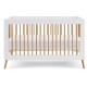 Obaby Maya Cot Bed, White with Natural