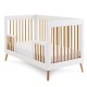 Obaby Maya Cot Bed, White with Natural