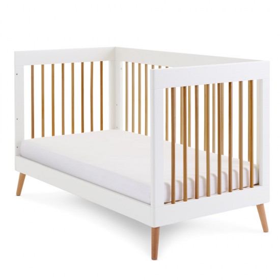 Obaby Maya 3 Piece Room Set, White with Natural