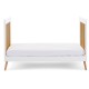 Obaby Maya Cot Bed, White with Natural