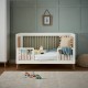 Obaby Maya Cot Bed, White with Natural