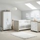 Obaby Nika 3 Piece Room Set, Grey Wash & White