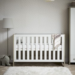 Obaby Nika 3 Piece Room Set, Grey Wash & White