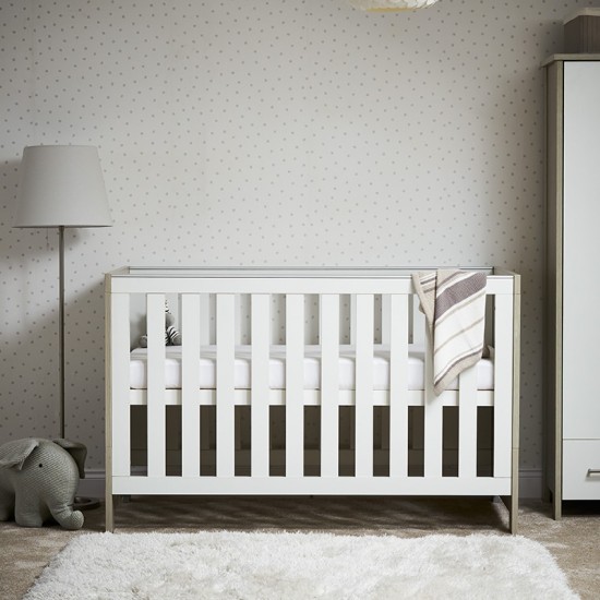 Obaby Nika 2 Piece Room Set, Grey Wash & White