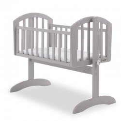 Obaby Sophie Swinging Crib & Mattress, Warm Grey