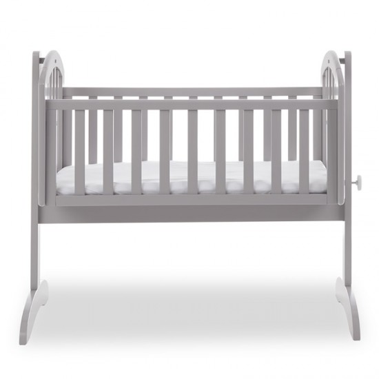 Obaby Sophie Swinging Crib & Mattress, Warm Grey