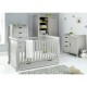 Obaby Stamford Classic Sleigh 4 Piece Room Set, Warm Grey