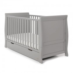 Obaby Stamford Classic Sleigh 2 Piece Room Set, Warm Grey