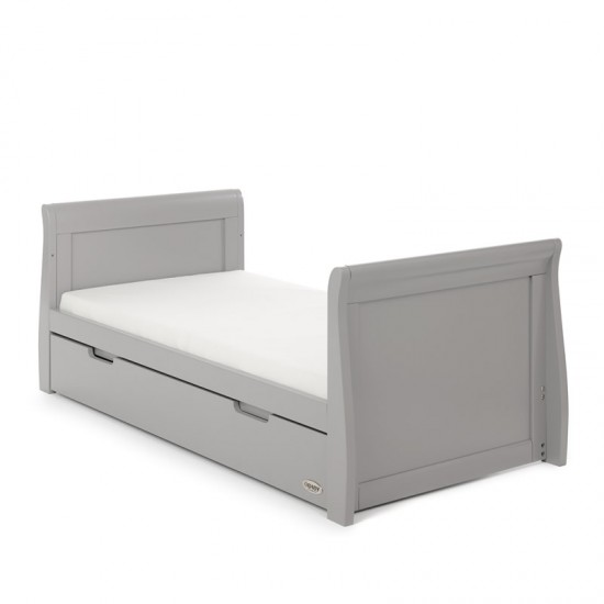 Obaby Stamford Classic Sleigh 3 Piece Room Set, Warm Grey