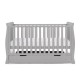 Obaby Stamford Classic Sleigh Cot Bed, Warm Grey