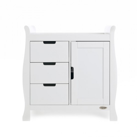 Obaby Stamford Classic Sleigh 2 Piece Room Set, White