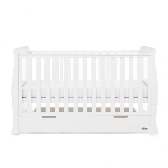 Obaby Stamford Classic Sleigh 3 Piece Room Set, White